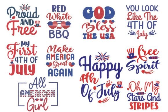 4th of July Patriotic Quotes Embroidery Review