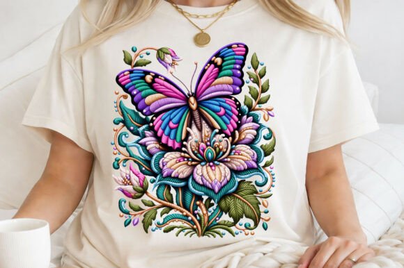 Butterfly Flower Faux Yarn Embroidery Review