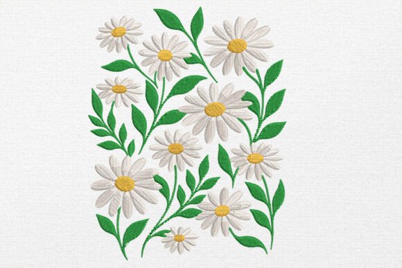 Daisy Embroidery Flower Design Review for Real Projects