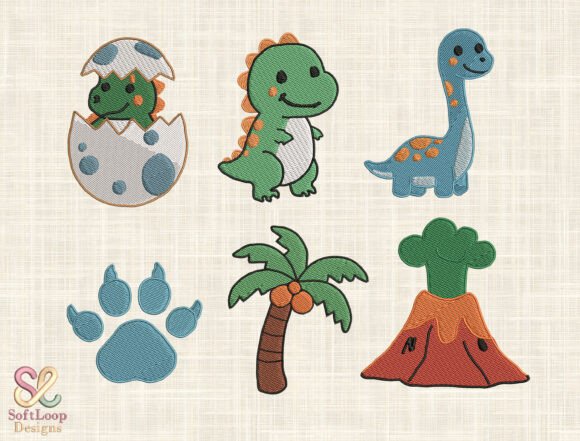 Dino-mite Adventure Embroidery Set Review for Apparel Projects