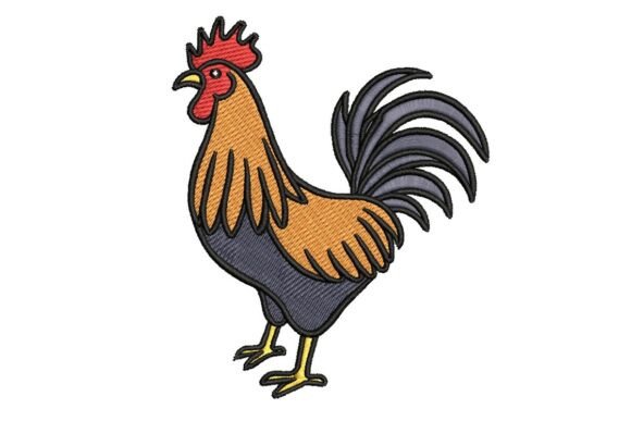 Farmhouse Rooster Embroidery