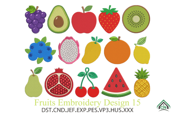 Fruits Embroidery Design Bundle Review: A Designer’s Perspective