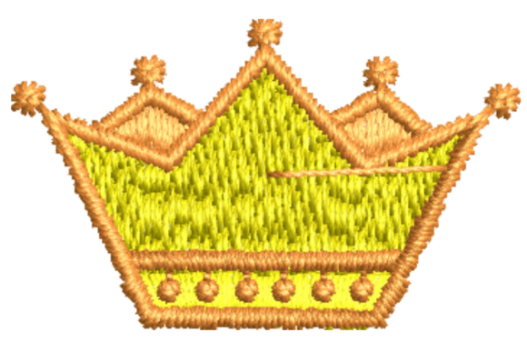 Golden Crown Machine Embroidery Design Review for Craft Fairs