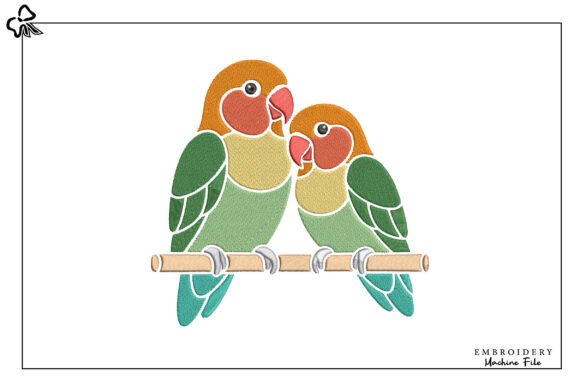 Lovebird Parrot Embroidery Design Review for Boutique Projects
