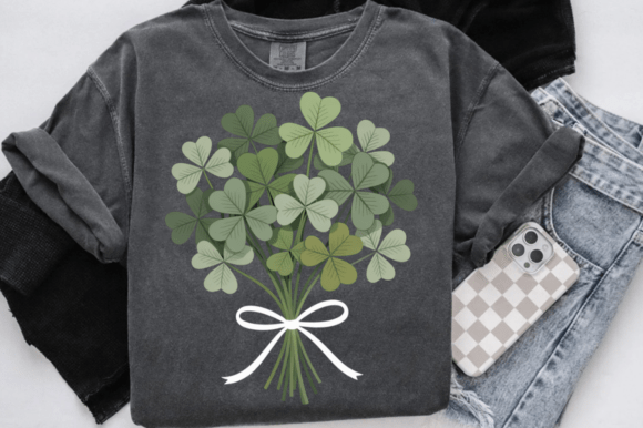Shamrock Bouquet Embroidery Design, St. Review for Seasonal Projects