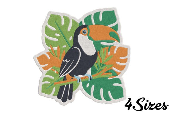 Tropical Toucan Embroidery Design Review